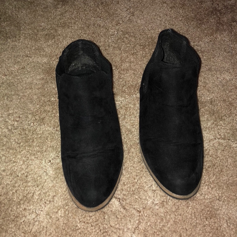 Suede ankle boots